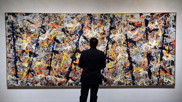 Arty Facts Seeing Red Over Jackson Pollock S Blue Poles