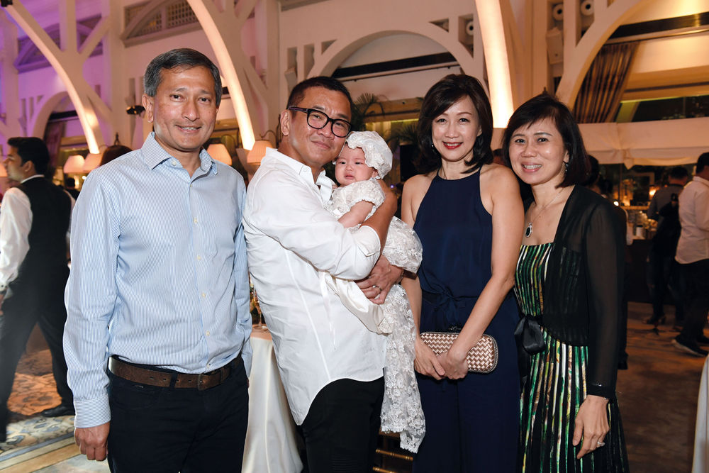 David and Race Loh celebrate Baby Cara Loh's 100th-day party