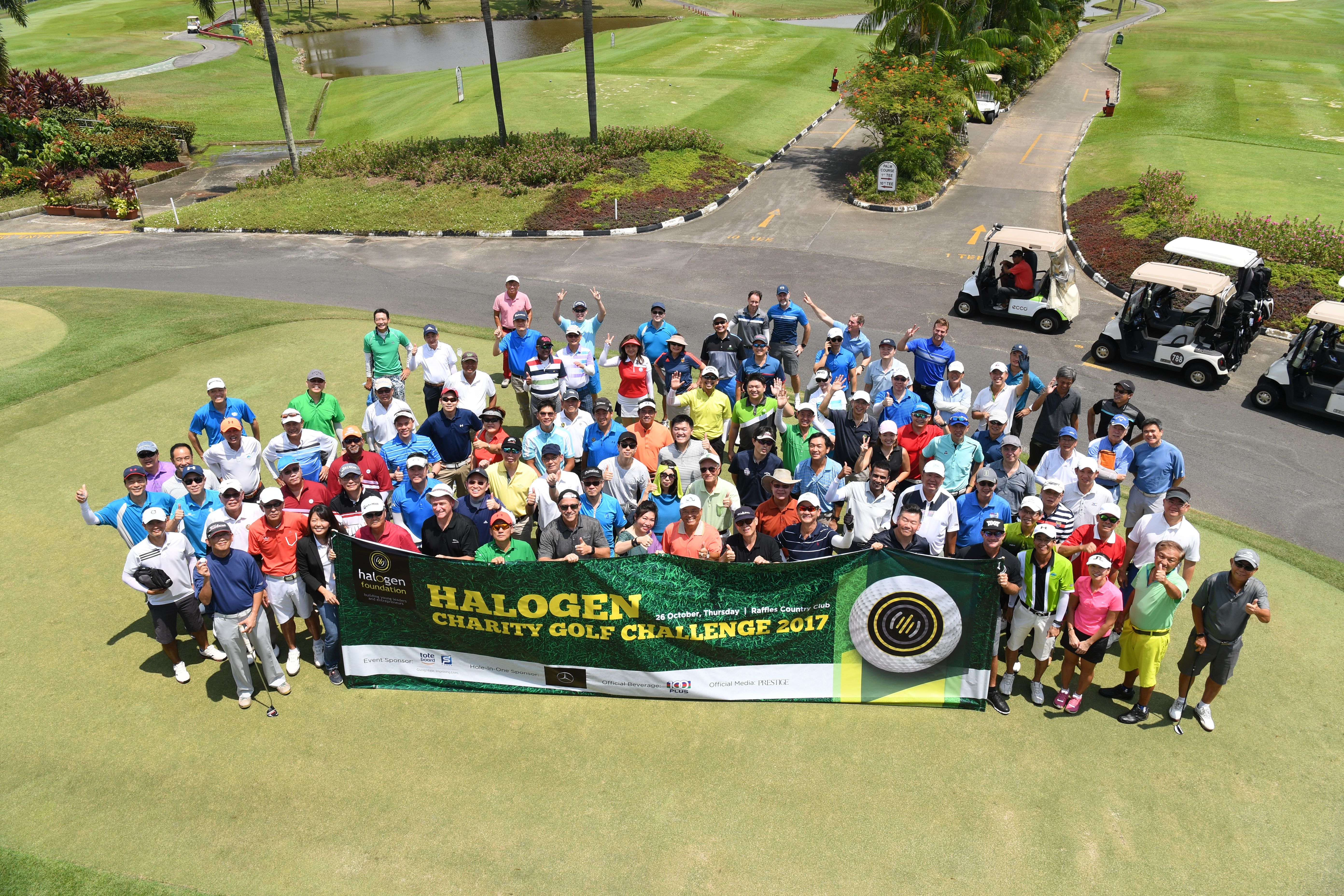 Halogen Foundation Singapore golfs for charity