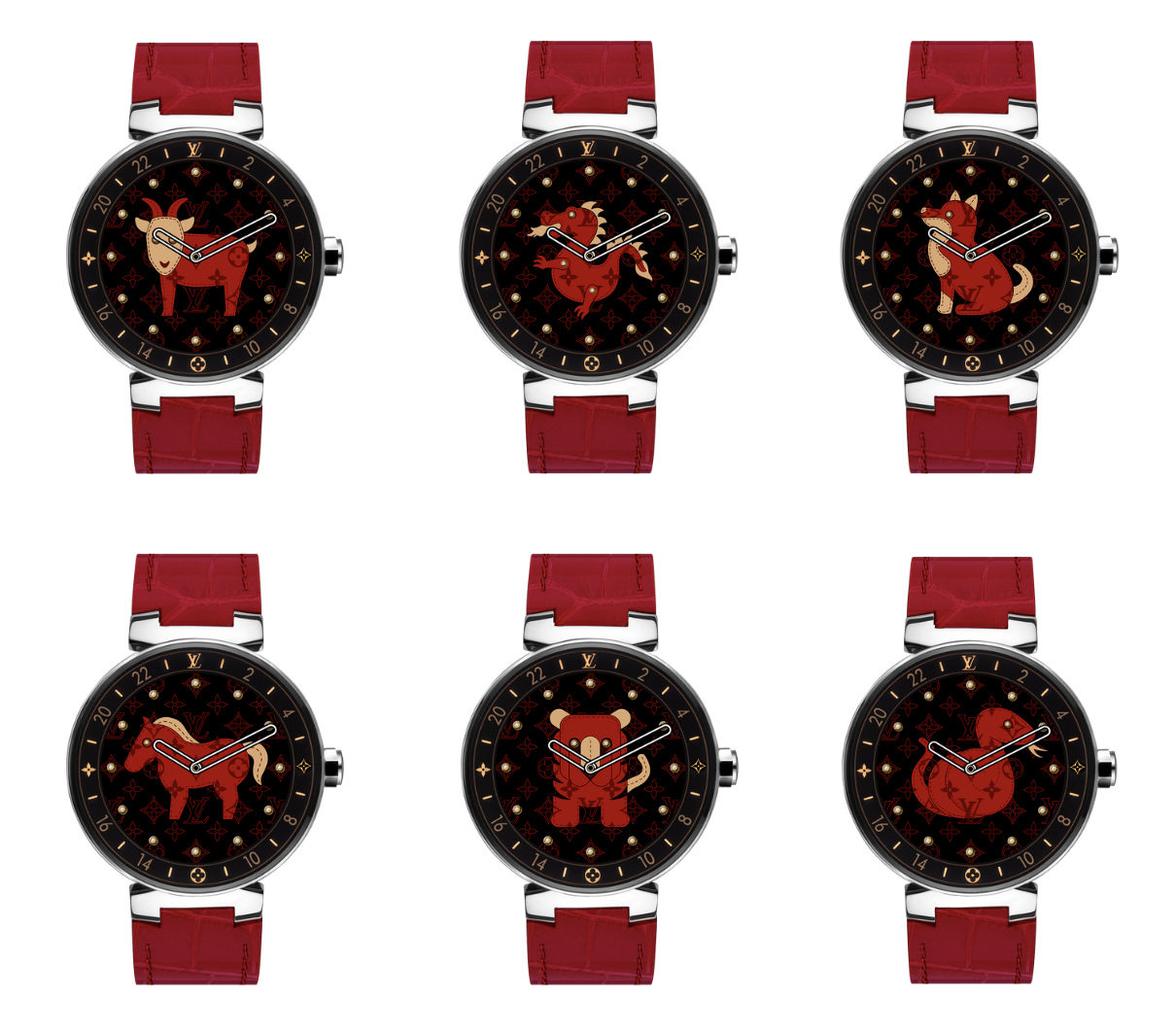 Louis Vuitton's Tambour Horizon Smartwatch Comes in 12 New Dials of Chinese  Zodiacs