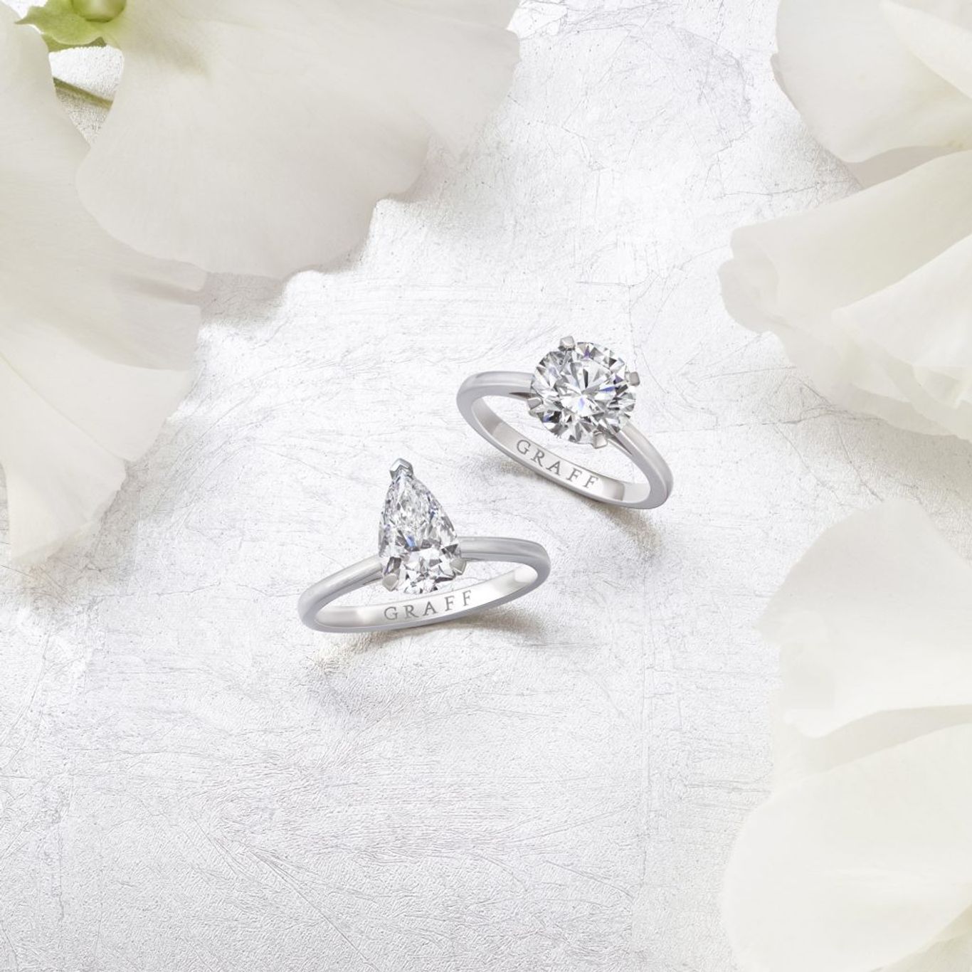 Graff Engagement Rings Designed In Eight Unique Settings For Best Gleam