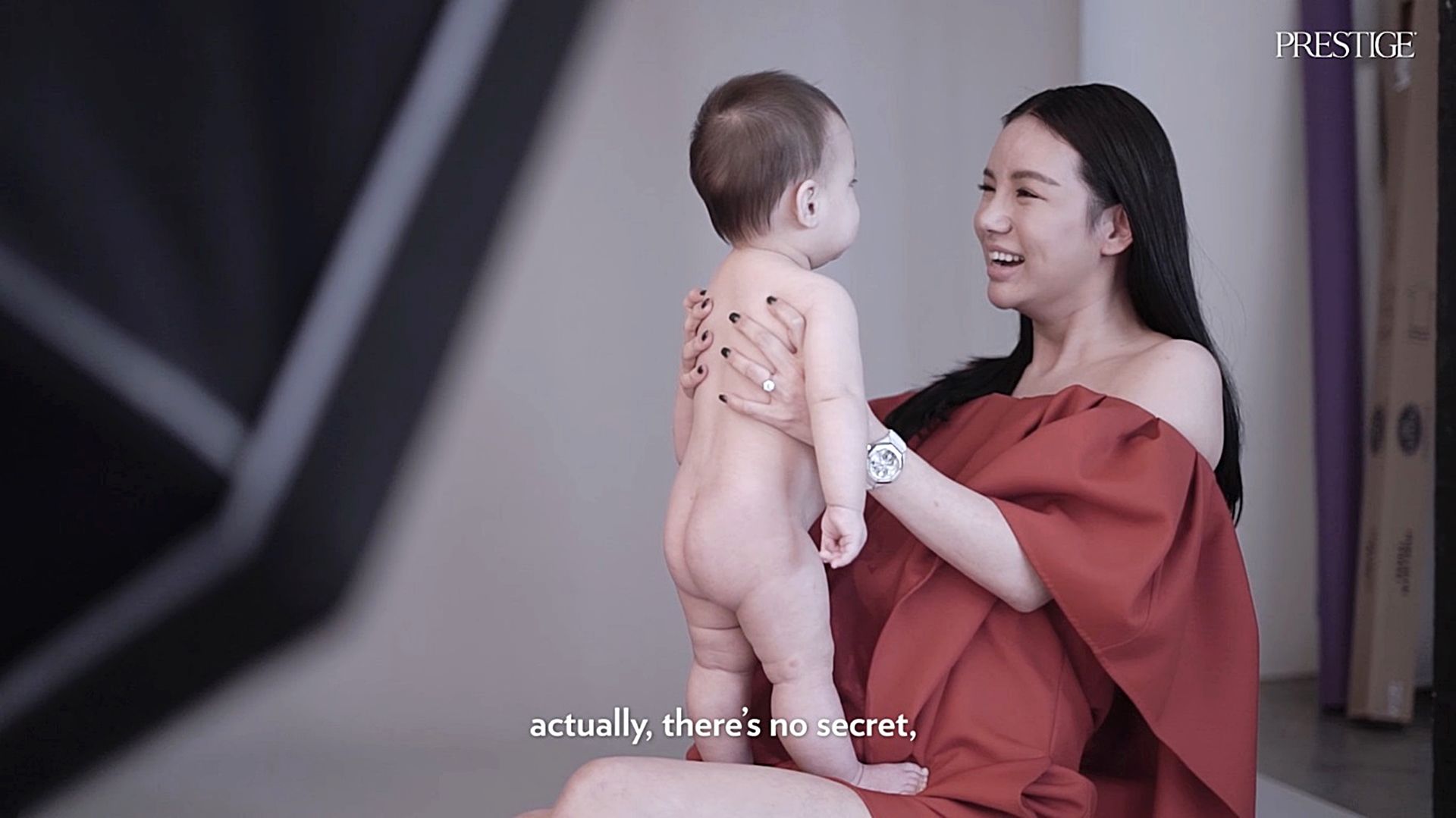 VIDEO: New Mummy Kim Lim Talks About Her Beautiful Baby Boy
