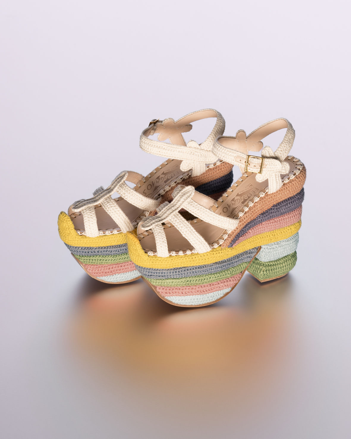 ferragamo rainbow shoe