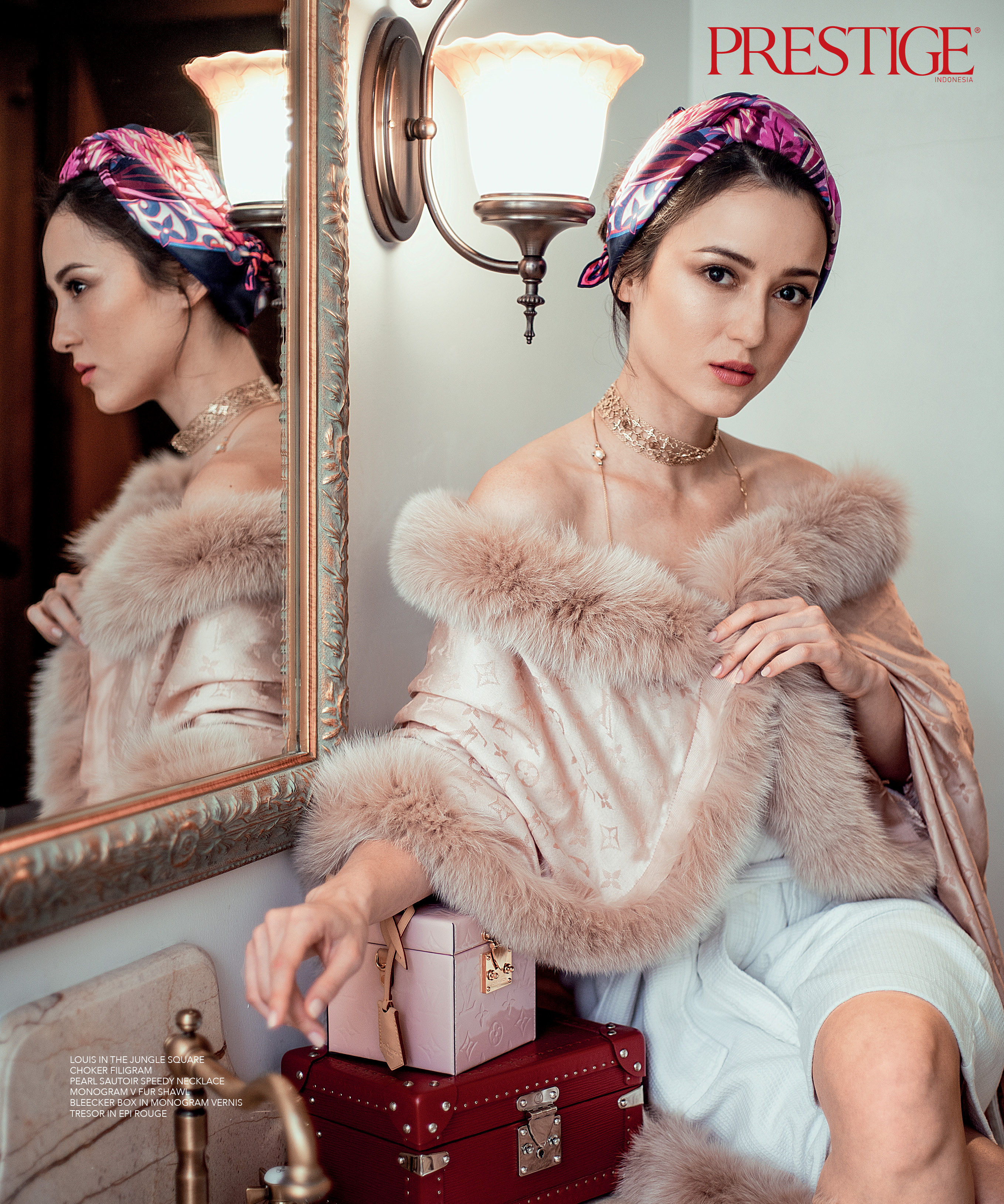 Behind-the-Scenes of Julie Estelle in Louis Vuitton's Finest Collections