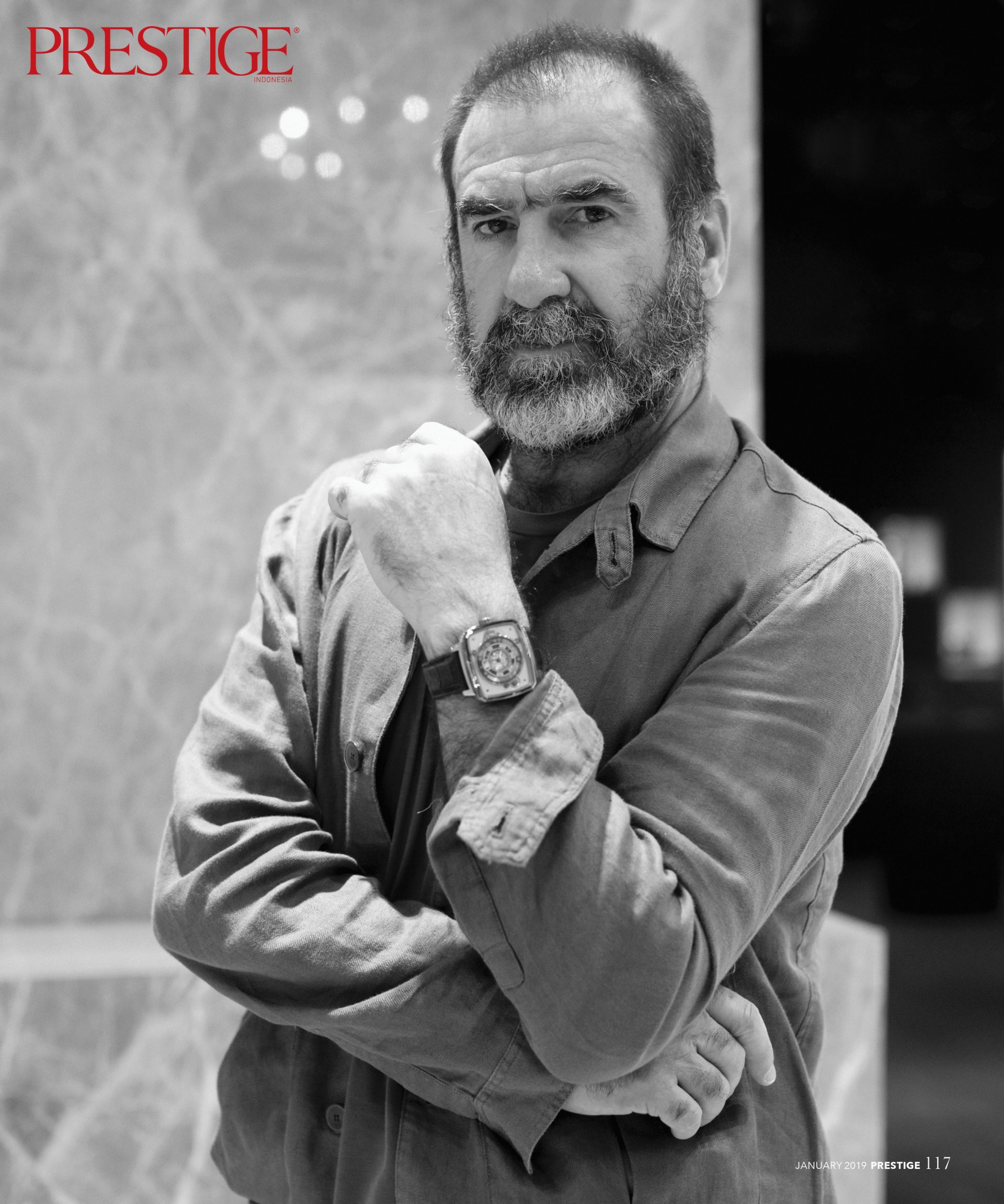 Prestige Talks with Eric Cantona, the Former Manchester United Star and