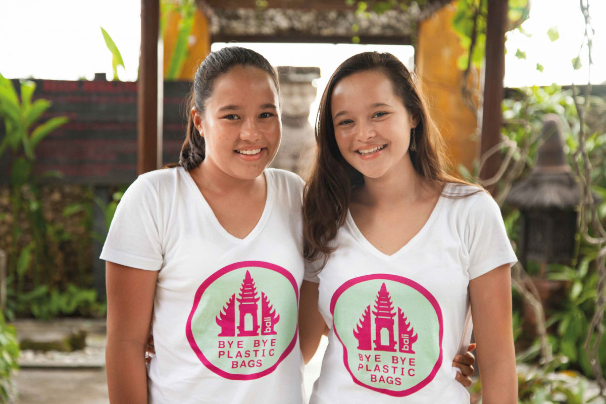 Melati and Isabel Wijsen: Teenage sisters that start the Bye Bye Plastic Bags movement