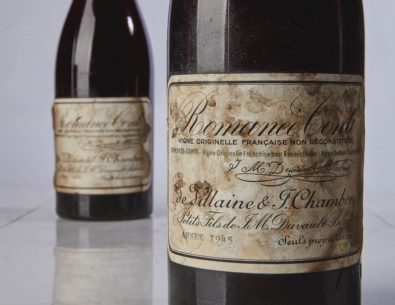 Domaine de la Romanée-Conti 1945 is now the most expensive bottle of wine ever sold