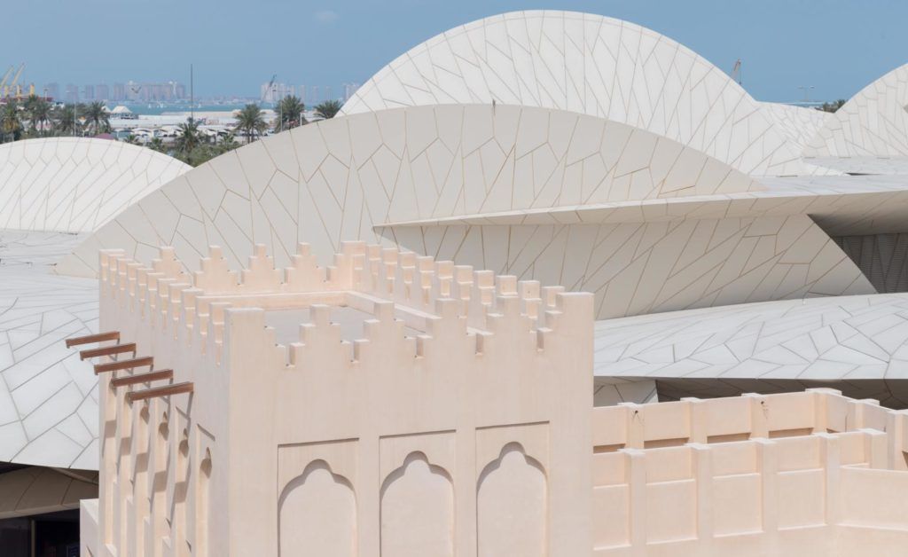 The National Museum of Qatar is designed by French architect Jean Nouvel