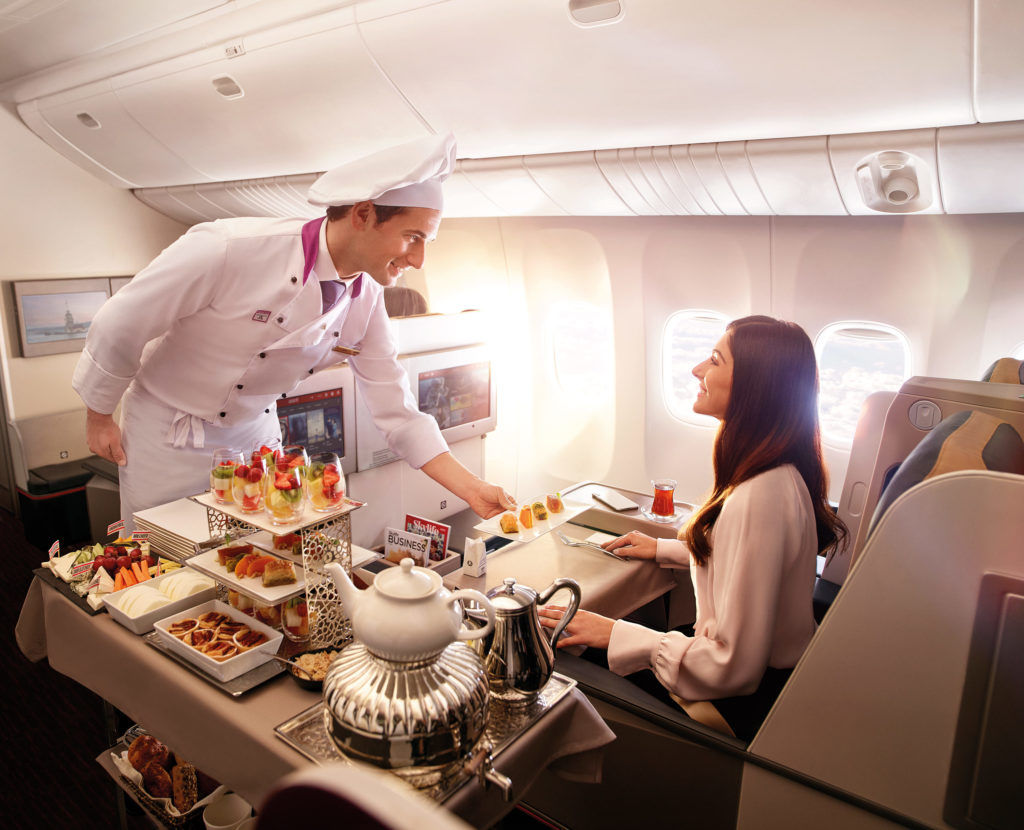 Turkish Airlines’ flying chefs will make your dining experience extra special