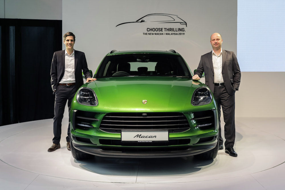 The all-new sporty Porsche Macan SUV debuts in Malaysia