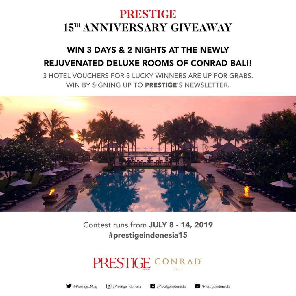 WIN a Luxurious Stay at Conrad Bali