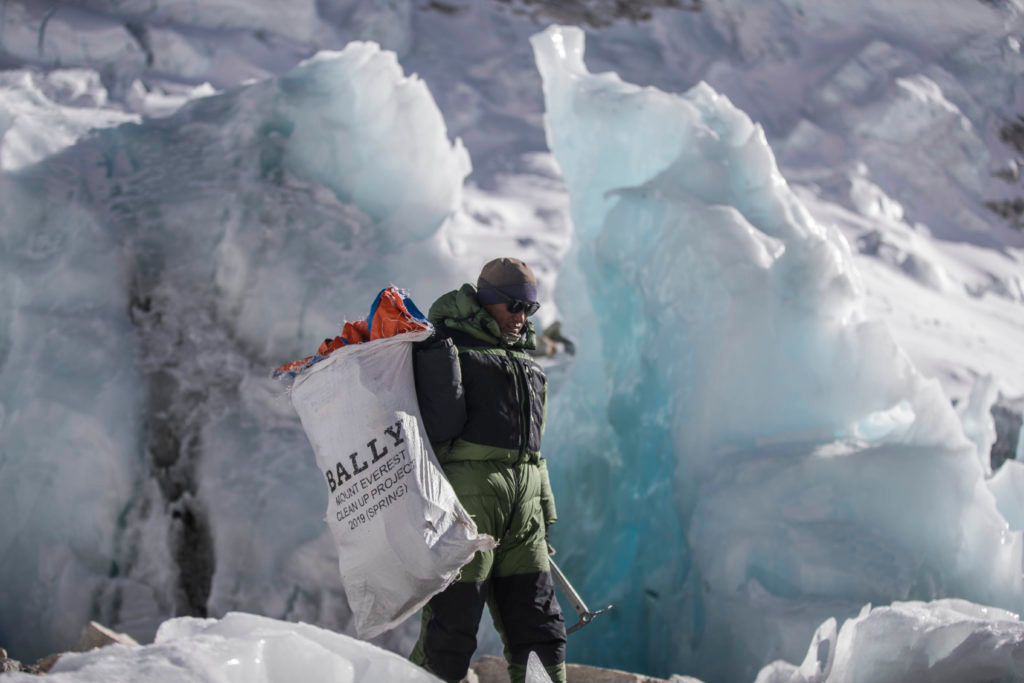 Bally initiated a clean-up of Mount Everest for its first Peak Outlook expedition