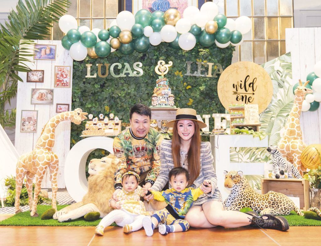 Event photo gallery: Chermaine Pang and Terence Siew celebrate twins’ first birthday