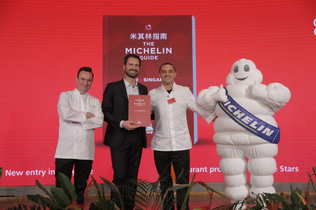 Singapore gets two three-Michelin-starred restaurants for the first time