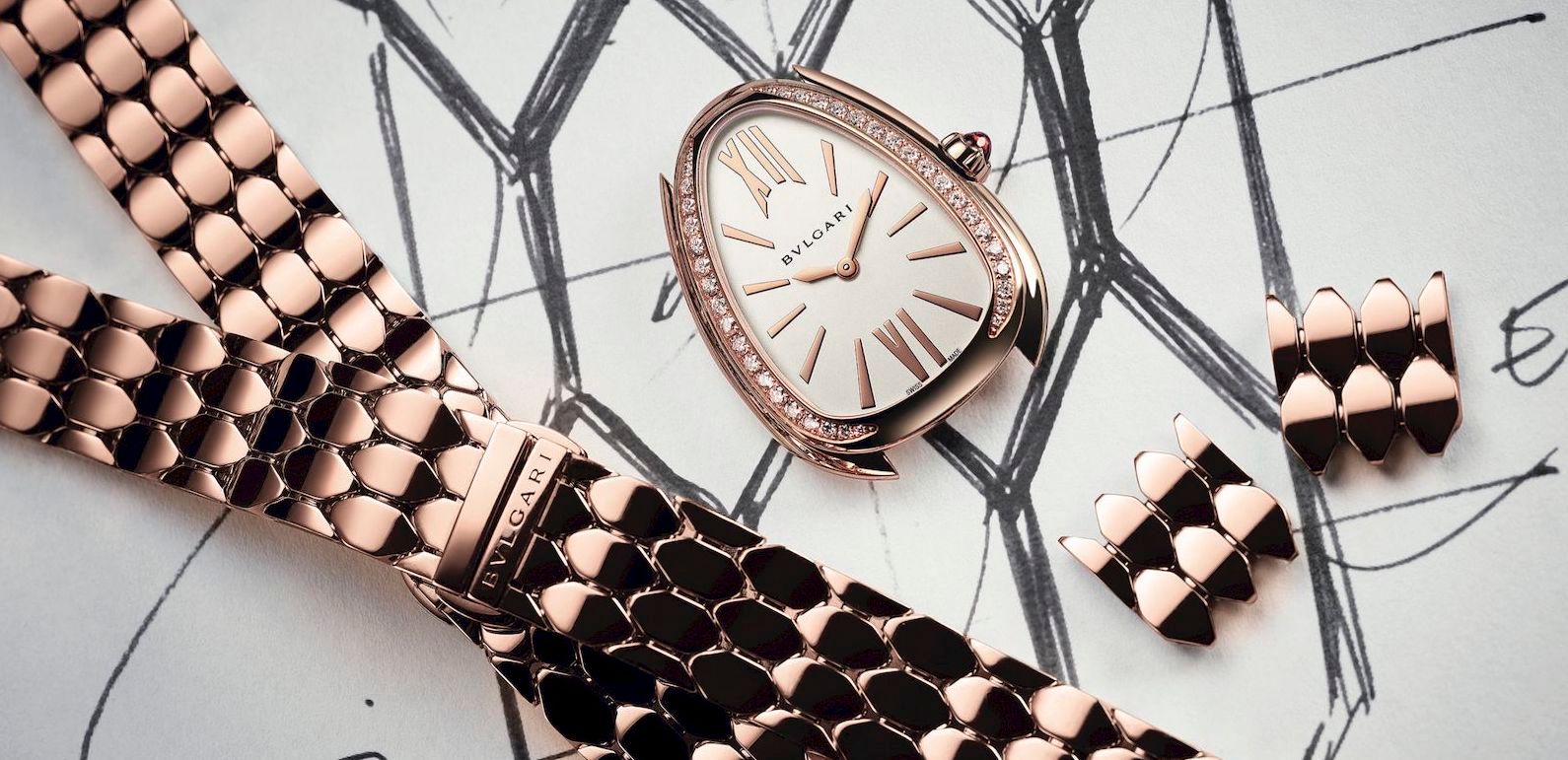 The serpent takes different forms in Bvlgari’s jewellery watches under the Serpenti line