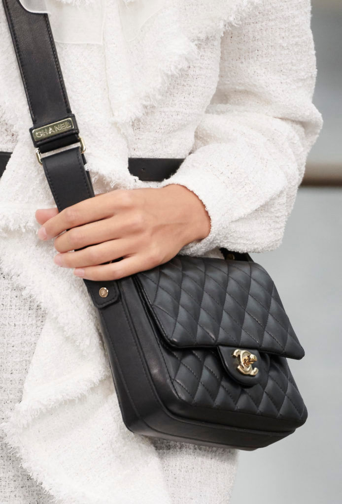 Chanel ruffle 2025 strap bag