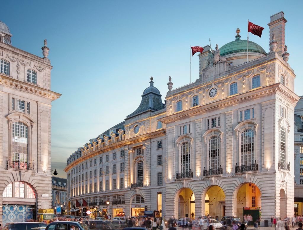 Checking into Hotel Café Royal in London
