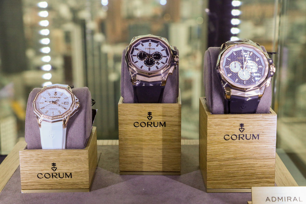 Inside the Corum and The Hour Glass cocktail party