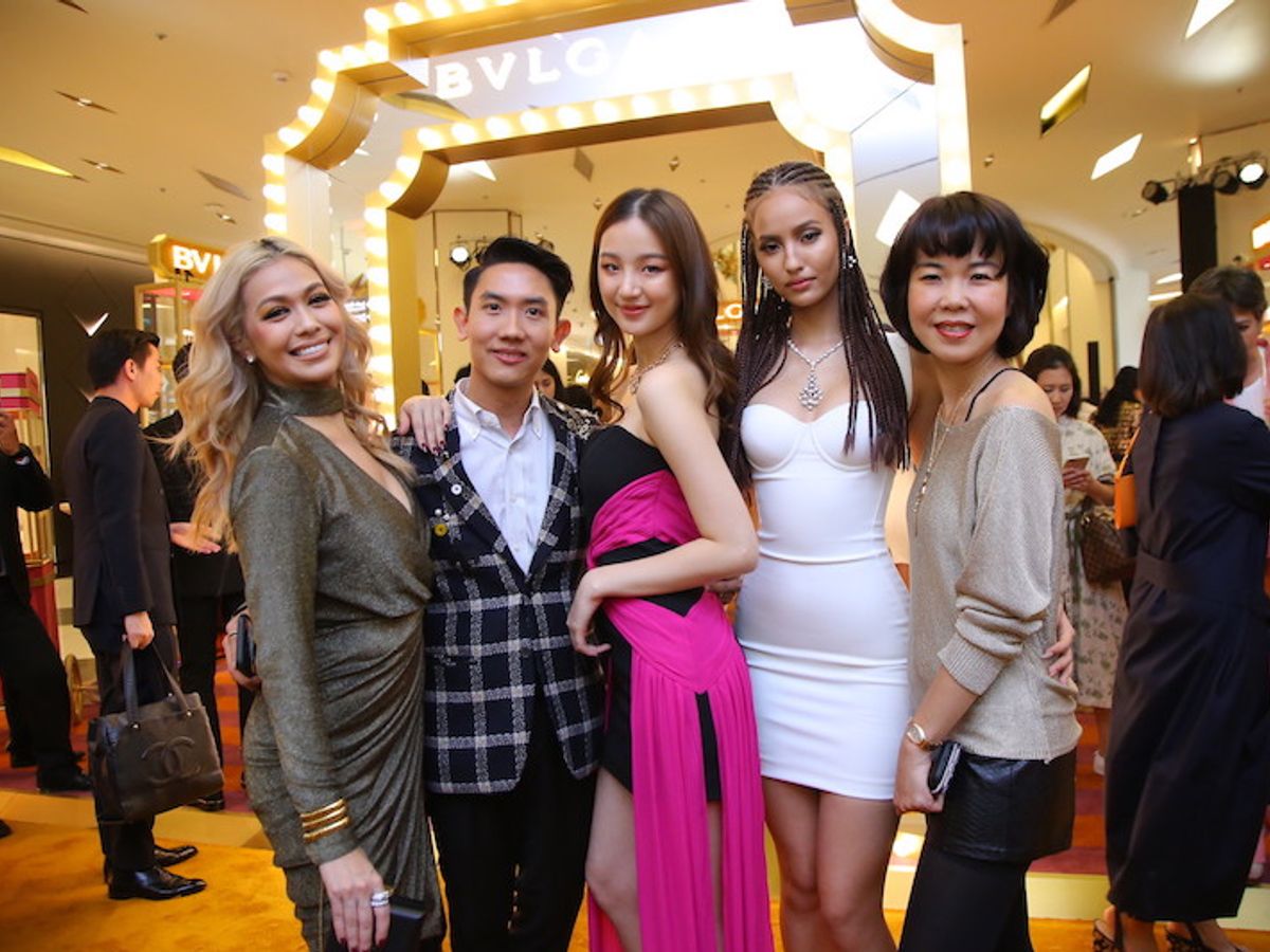 A-listers who come to celebrate the opening of Bvlgari 's Pop (Up) Corn