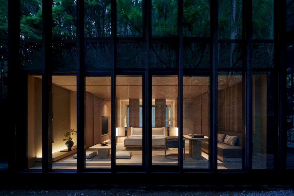 Aman Kyoto is located in a secret garden that floods the senses and fills the spirit