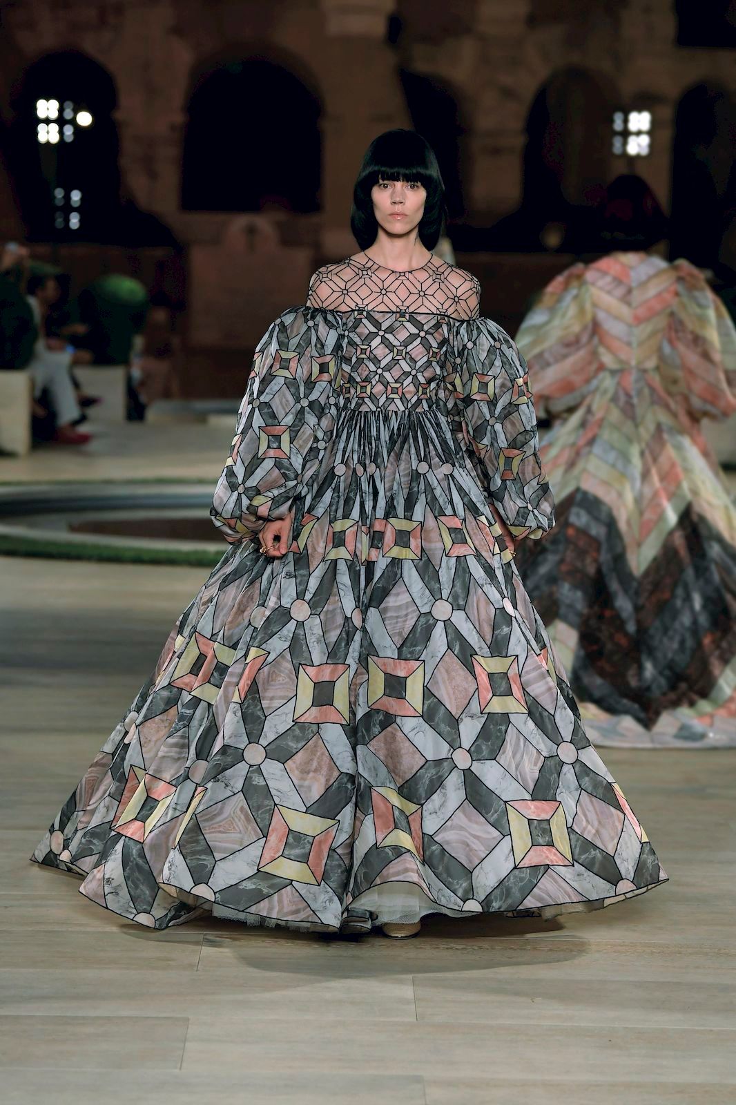 navy blue dress for baby girl Haute Couture Fall/Winter 2019/2020: Fendi, Chanel and Atelier Versace