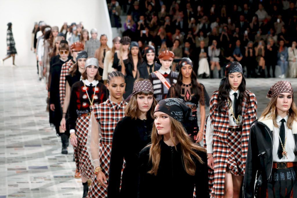 Feminism meets the seventies at Dior’s Fall/Winter 2020 show