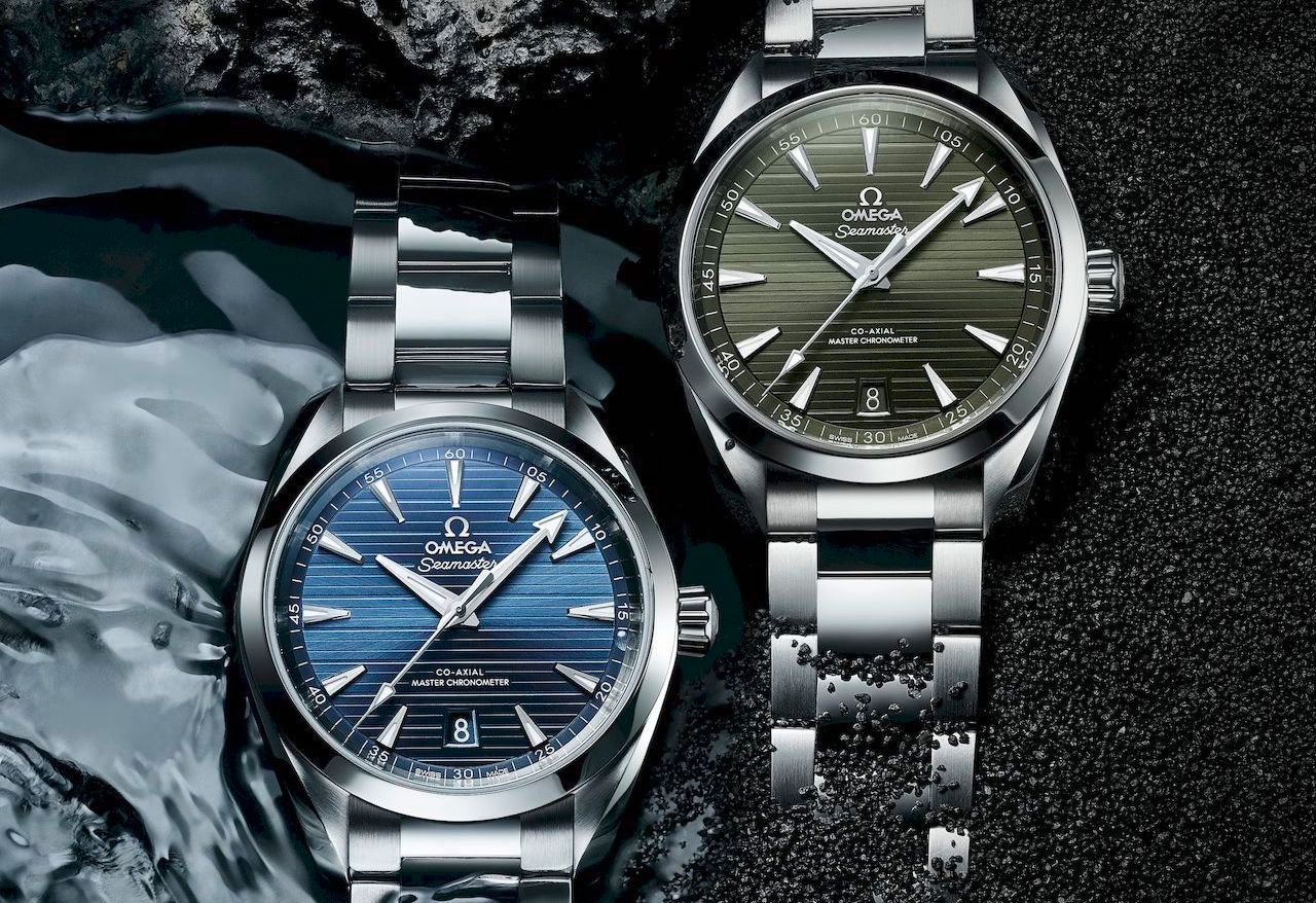Omega Seamaster Aqua Terra adds two new coloured dials into its collection