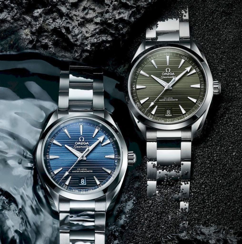 Omega Seamaster Aqua Terra adds two new coloured dials into its collection