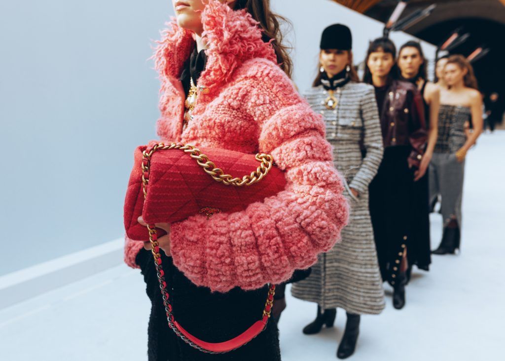 Backstage at CHANEL Fall Winter 2023 Runway Show In Paris