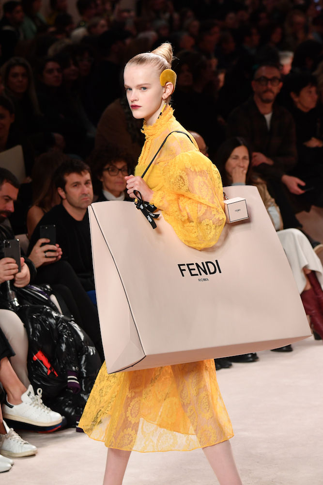 The Big bag trend Autumn-Winter 2020-2021, Fendi Shopping bag