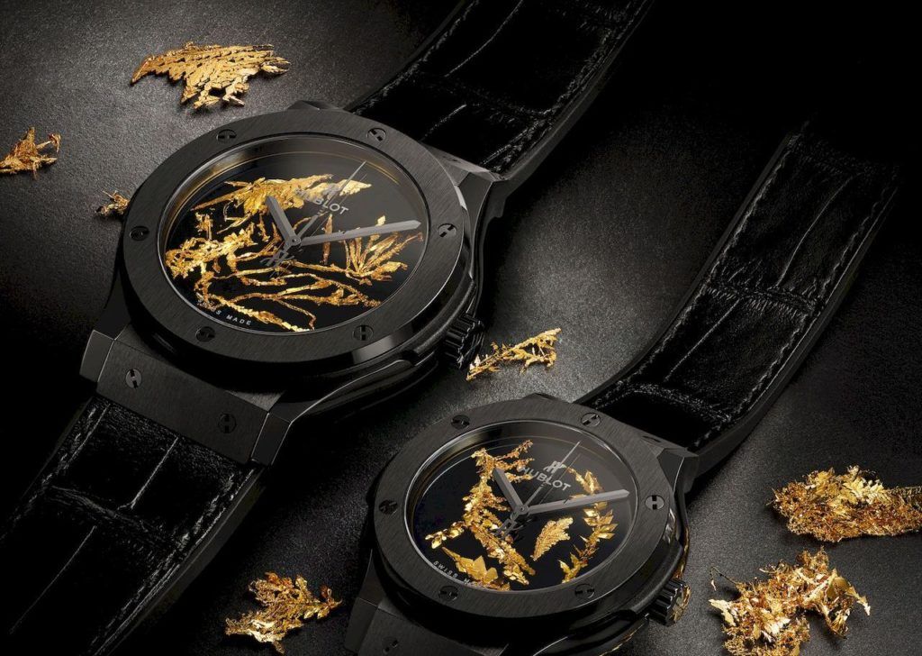 Hublot recreates gold crystal for its latest timepiece