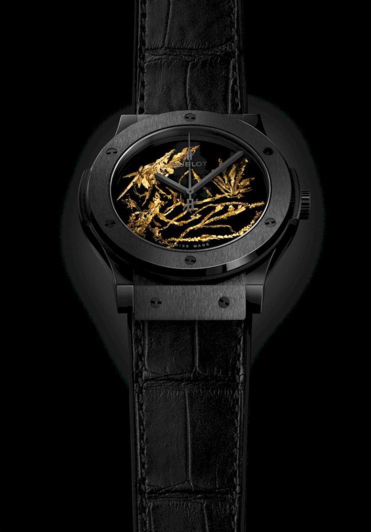 Hublot recreates gold crystal for its Classic Fusion Gold Crystal timepiece