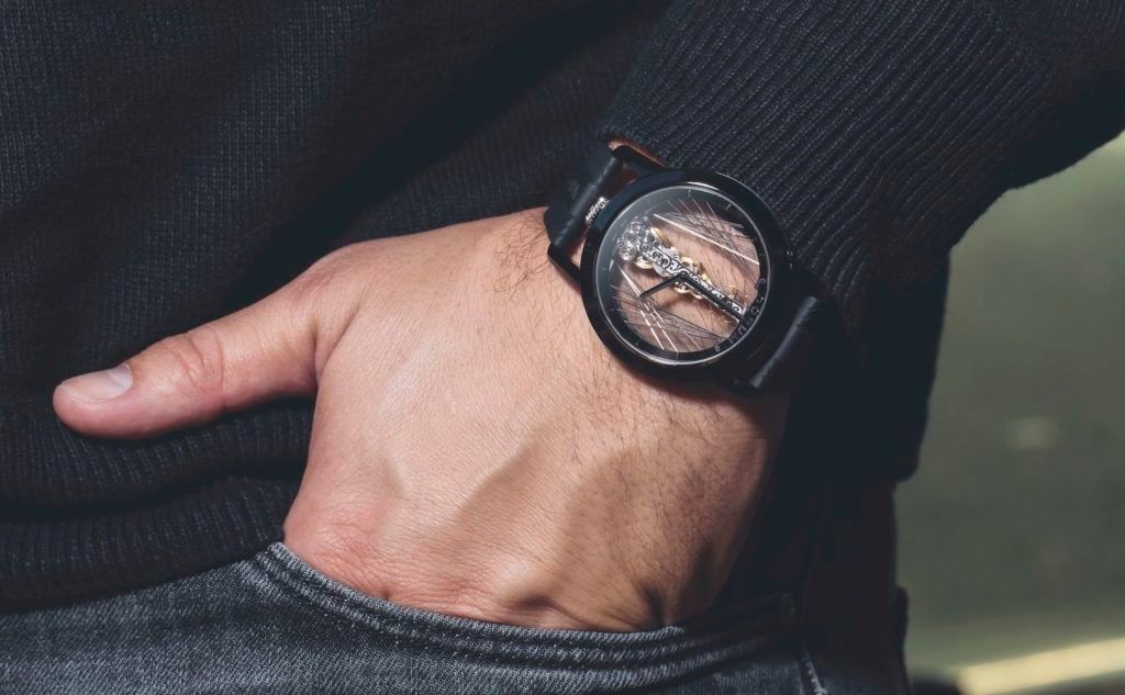 Corum’s Golden Bridge Round is now plugged into cables