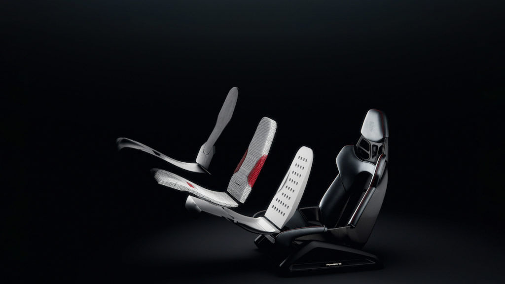 Porsche is using 3D printers to create bucket seats