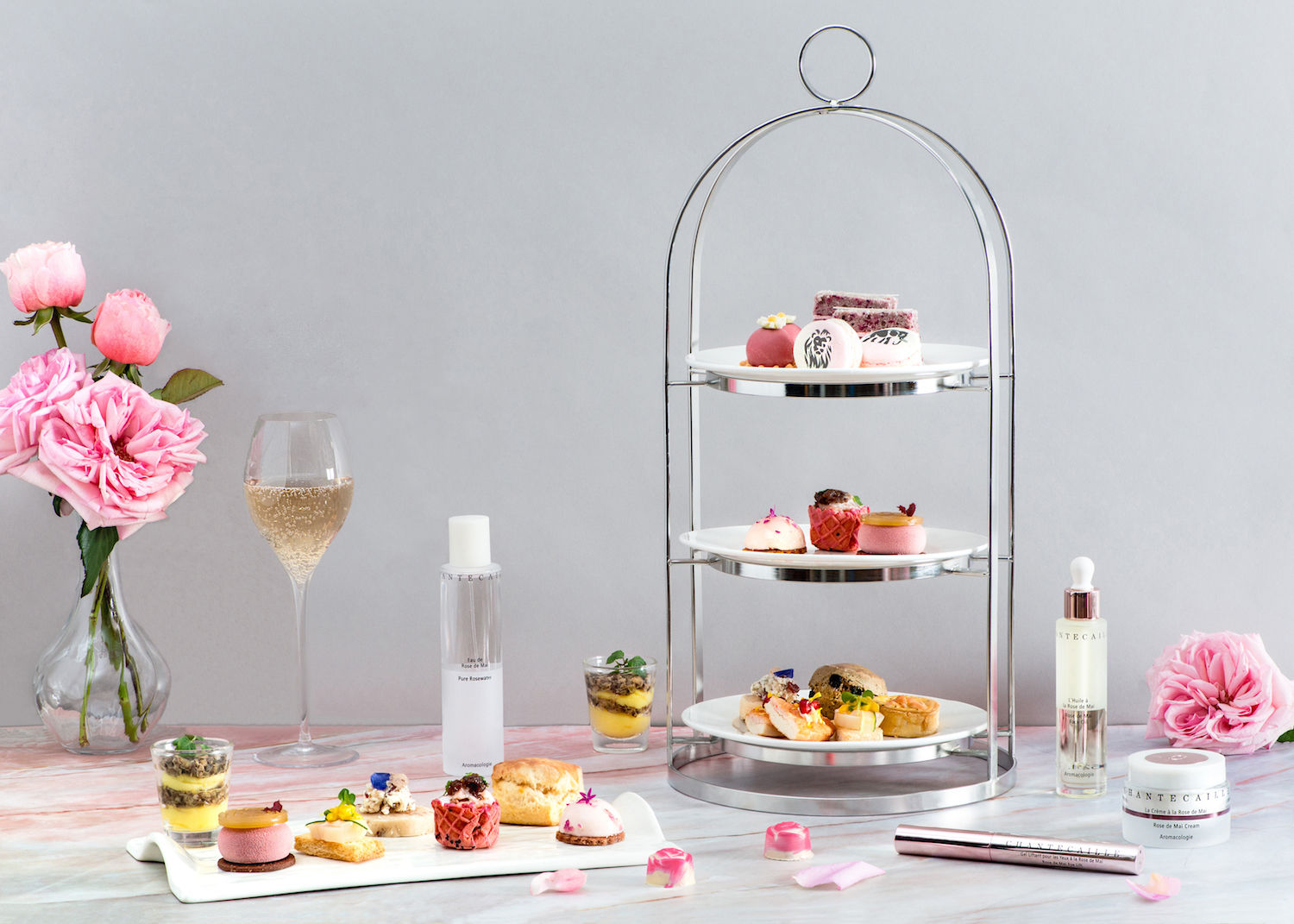 Chantecaille partners InterContinental Singapore for afternoon tea