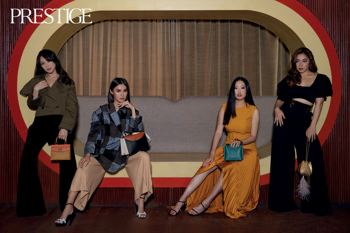 #PrestigeItBags featuring Michele Maryam, Tiffany Jaury, Michelle Halim, and Nikita Willy