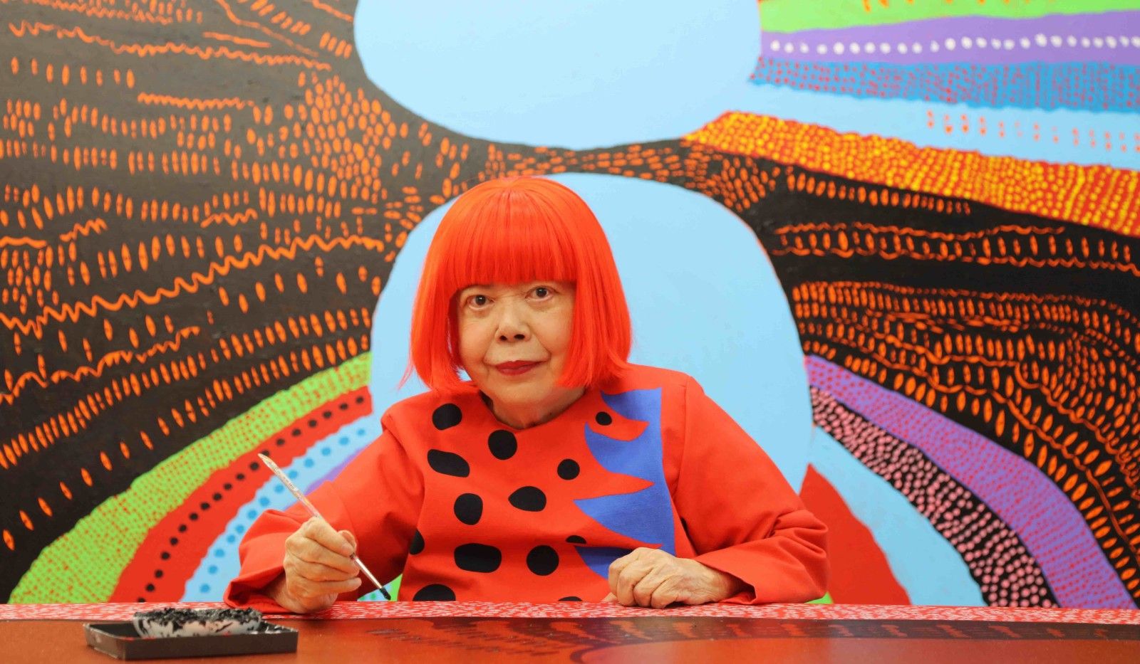 Yayoi Kusama shares an uplifting poem in response to the COVID-19 pandemic
