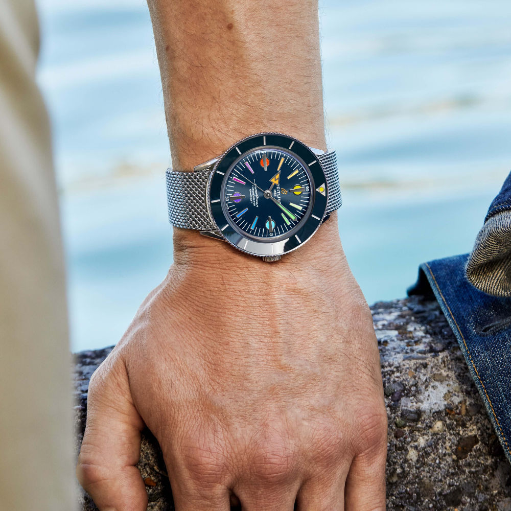 Breitling Paints a Rainbow in the Fight Against Covid-19