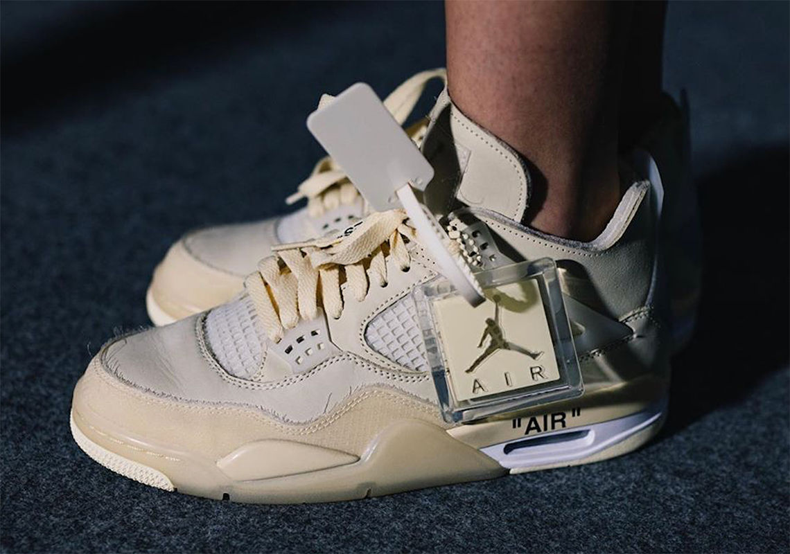 A Closer Look at Virgil Abloh's Off-White Nike Jordans IV for Women