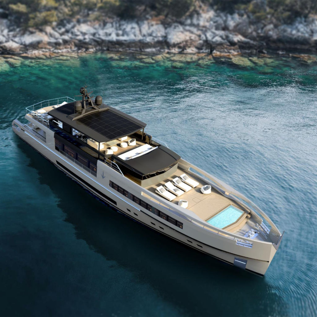 The Horizon’s the Limit Aboard Antonini Navi’s Amazing New UP40 Crossover Superyacht