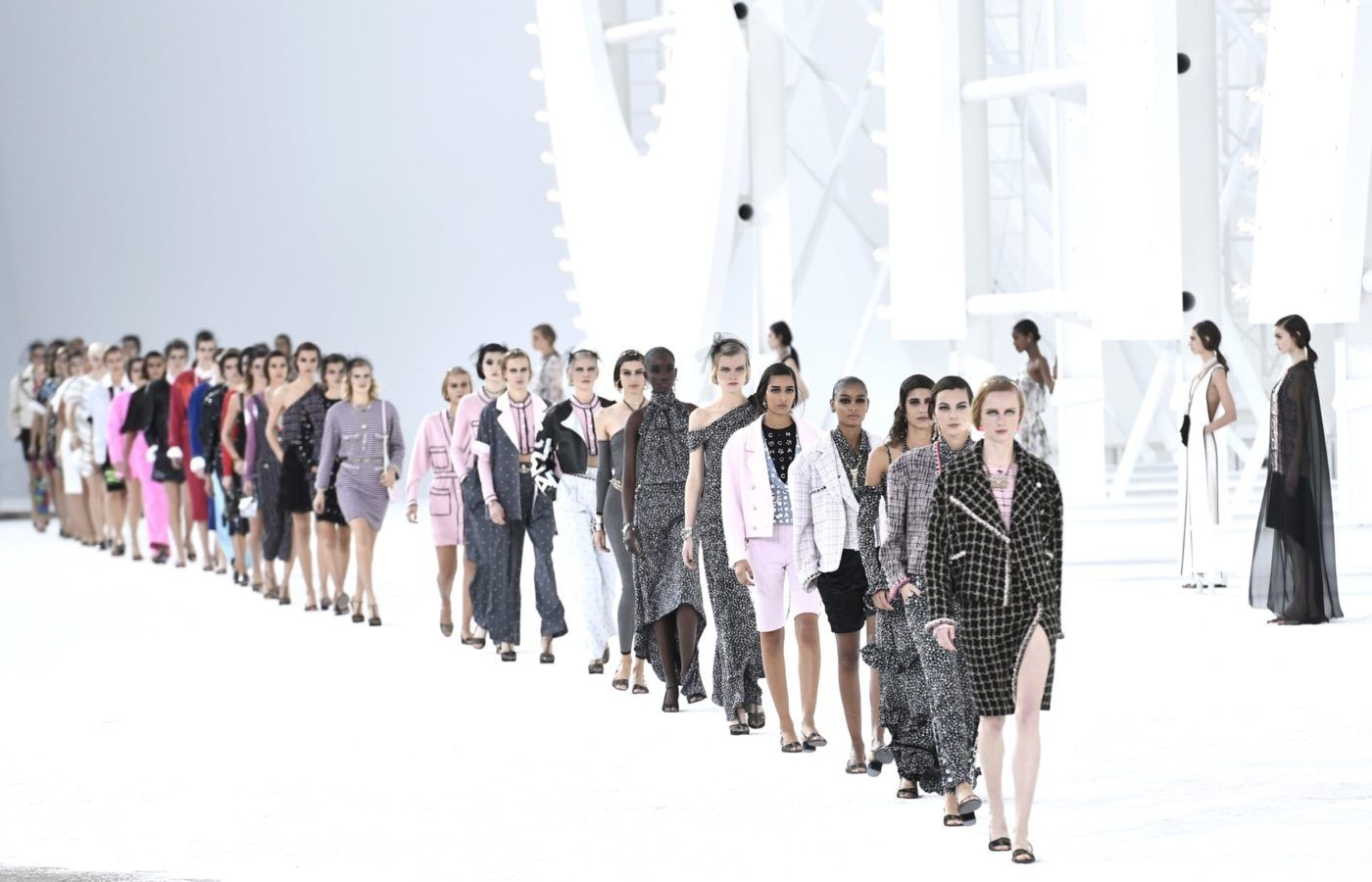Louis Vuitton runway not lacking any drama in Paris