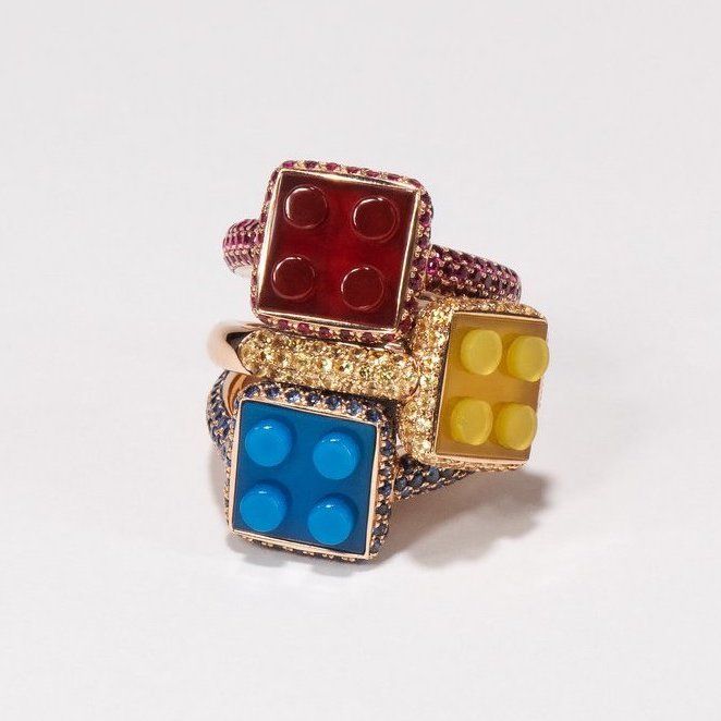 A Young Designer is Creating Whimsical Jewellery Pieces Inspired by Lego Blocks