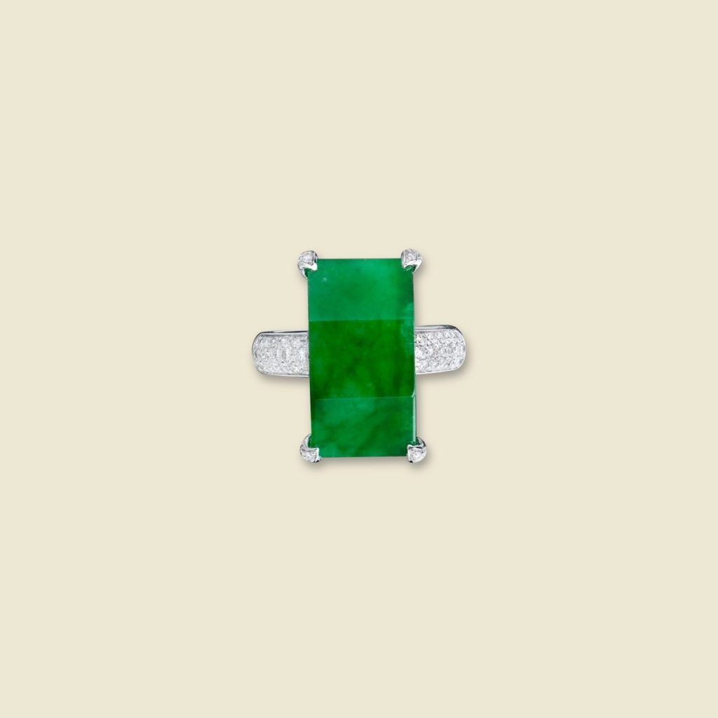 Dejade Katherine Collection jade ring