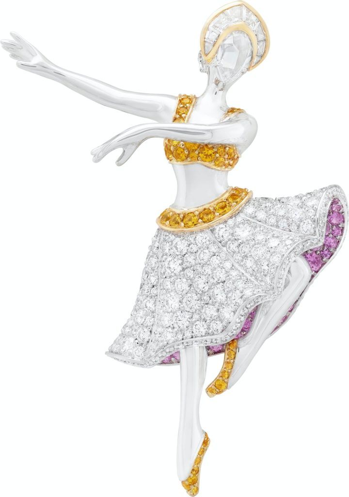 Van Cleef & Arpels Hedi ballerina clip