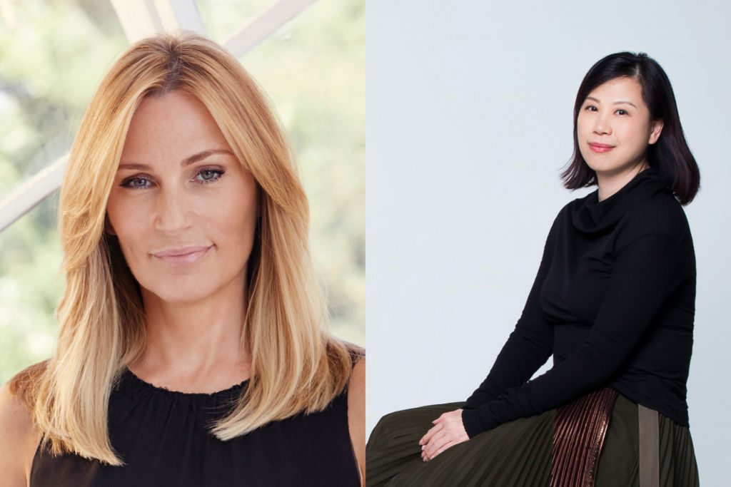 Our beauty experts: Newby Hands, global beauty director at Net-a-Porter and Harriet Lee, chief strategic advisor at Joyce Beauty
