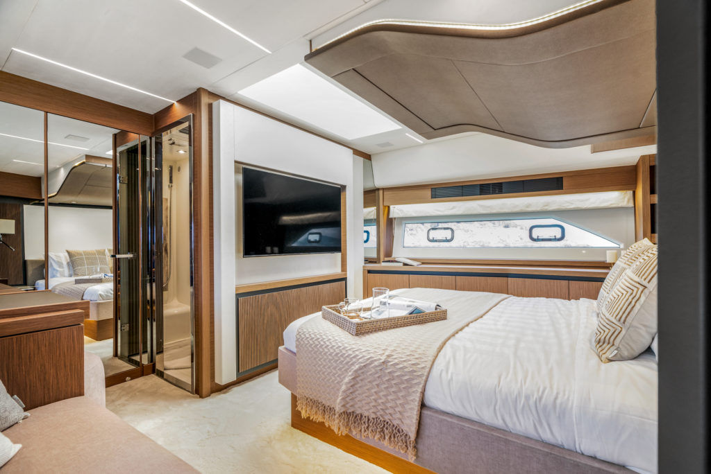 Prestige Yachts X70 Flagship Master Stateroom