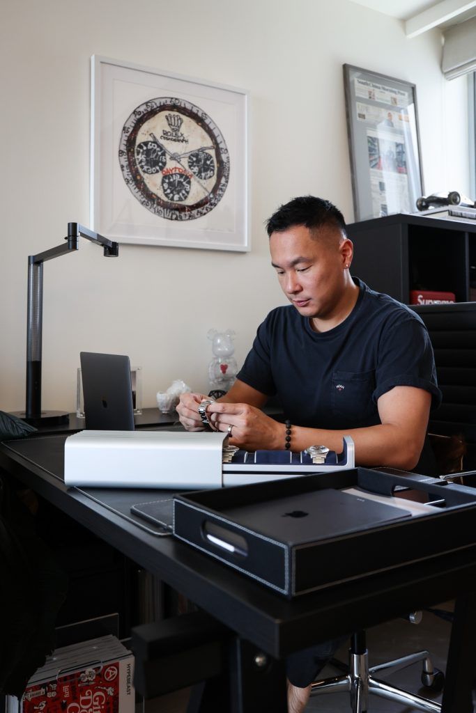 Wil Fang at his home office (Image: Kevin Cureau)
