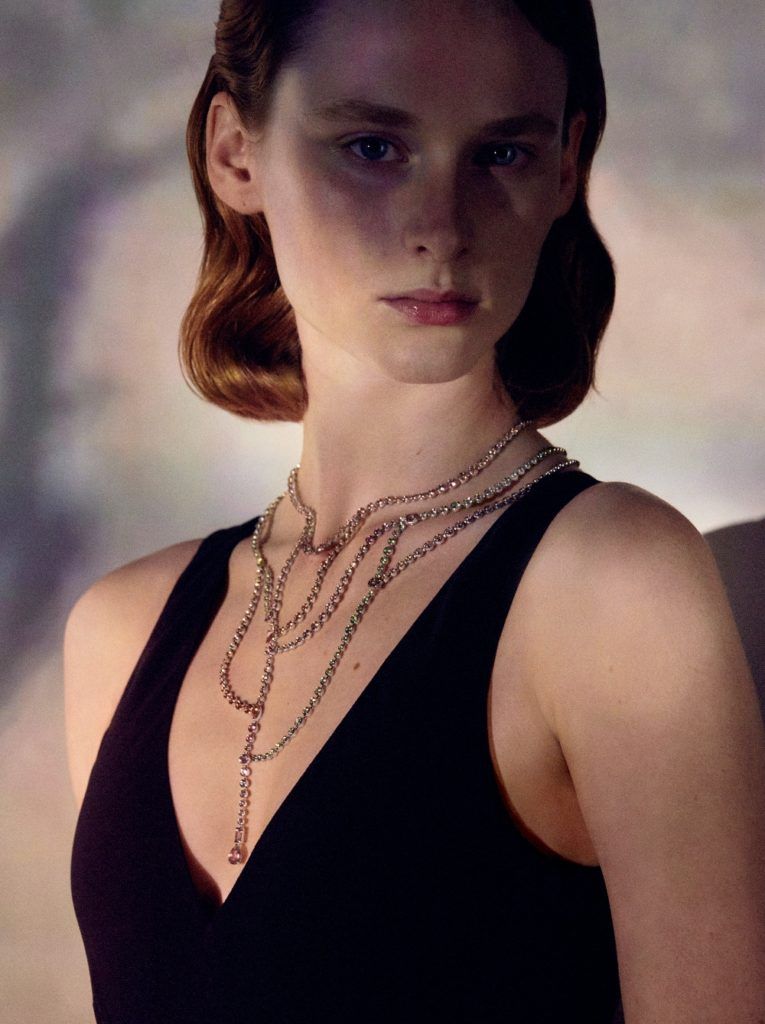 Hermès Lignes Sensibles Réseau lumière necklace