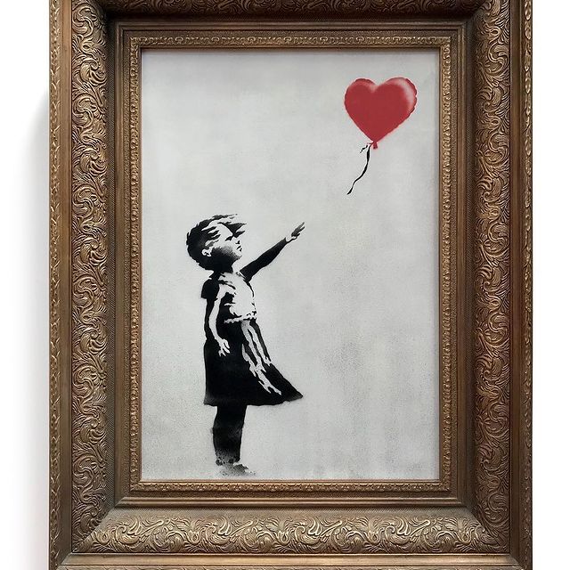 Banksy's Love is in the Bin