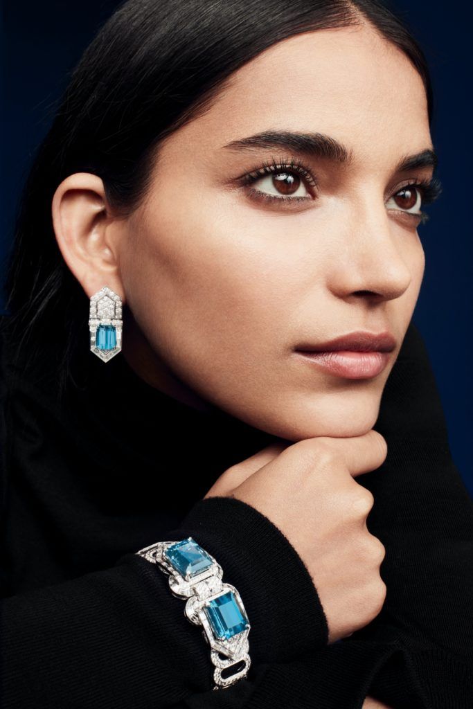 Louis Vuitton's new high jewelery collection “Bravery” was unveiled in  Monaco.